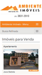 Mobile Screenshot of imobiliariaambienteimoveis.com.br